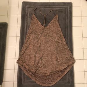 Shimmery spaghetti strap top